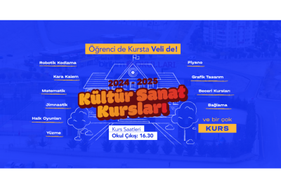 KÜLTÜR VE SANAT KURSLARI 2. DÖNEM KAYITLARI BAŞLADI