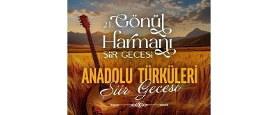 21. Gönül Harmanı Şiir Gecesi Kitapçığı