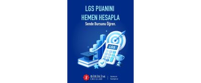 LGS Netlerini Gir Bursunu Hesapla